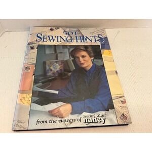 Oxmoor House Vintage 501 Sewing Hints Nancy Zieman Hardcover Craft Book OS